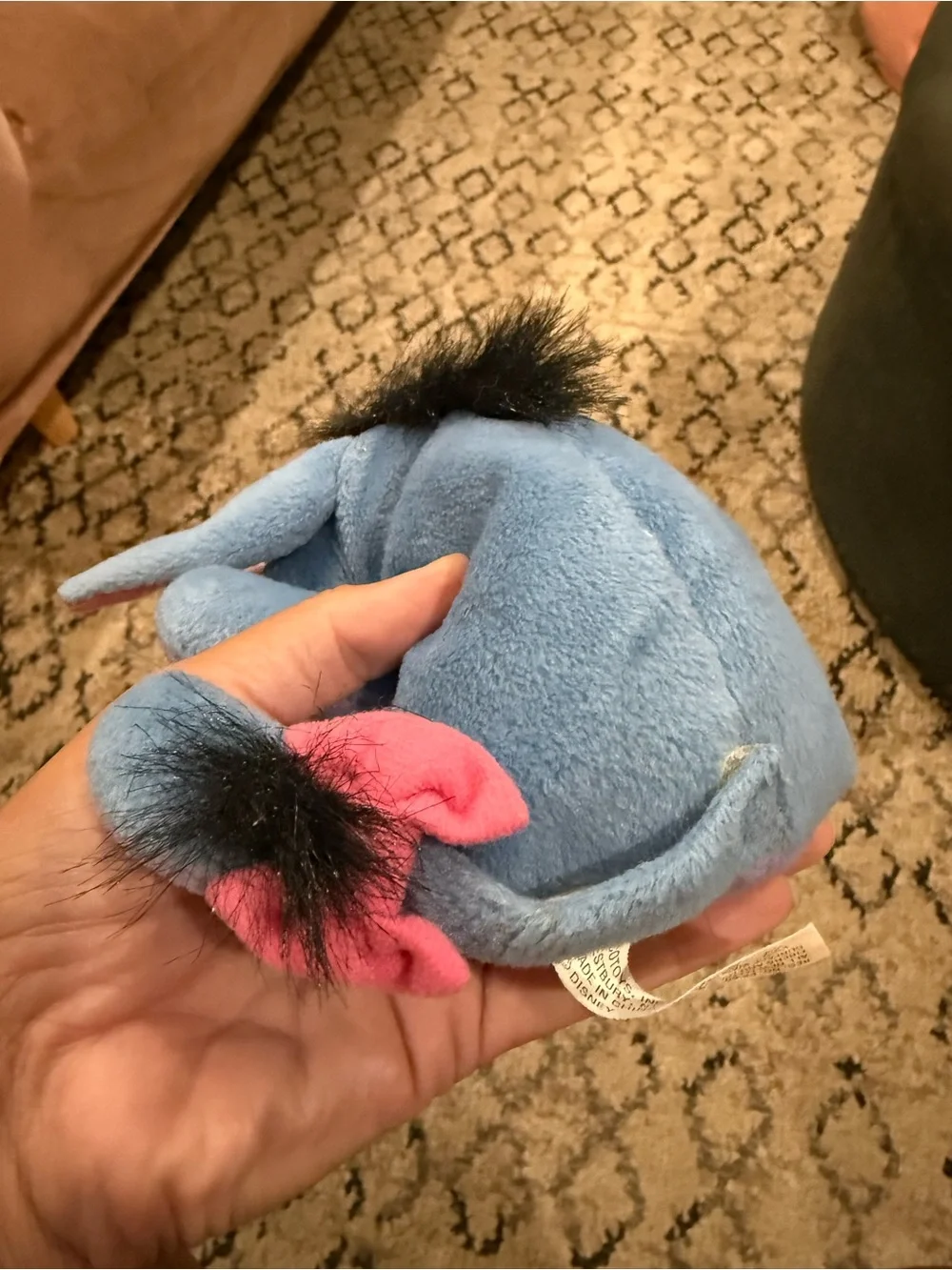 Winnie the Pooh & Eeyore Plush Pair - Yellow and Blue